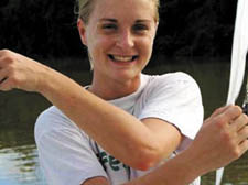 Emily Craddock on board the Arctic Sunrise