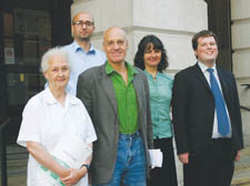 Pictured: Luca Salice, Nandita Dowson, Amjad Taha, Diarmaid Ward and Nicola Seyd.  