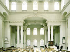 Renovated church interior 