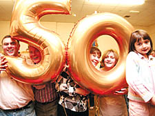 Marking 50 years, Nakul Pur, Aiden Sugrue, Mandy Smith, Trish Toomey and Ella Celderazoo