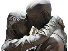 St Pancras Station - Statue