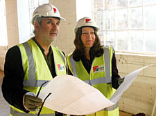 Alan Yentob with museum director Ricki Burman