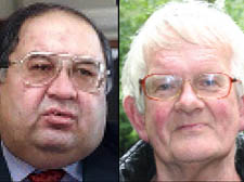 Alisher Usmanov and Harry Hallowes