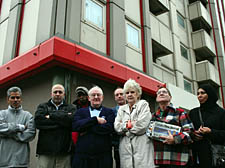 Residents on the Oxenholme block were left without water, electricity and flushing toilets