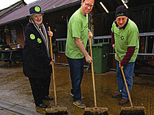 Baroness Neuberger, Jonathan Freedland (centre) and Dan Patterson