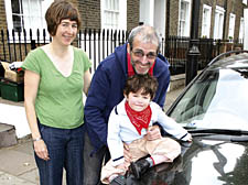 Alister and Sophie Campbell with son Archie