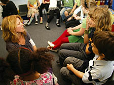 Miriam Cohen Christofidis introduces Eleanor Palmer pupils to philosophy