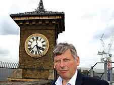 Ian Fry above King’s Cross