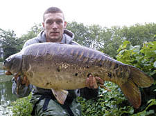 Charlie Stearn with his big catch