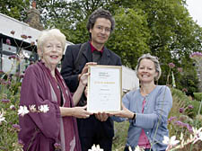 Cllr Flick Rea, Ian Henghes (Secretary of the Friends of Waterlow Park), and Catharine Wells (Treasurer of the Friends of Waterlow Park)