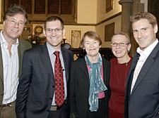 Paul ver Bruggen, Ed Fordham Glenda Jackson, Beatrix Campbell and Chris Philp at last Thursday’s hustings in Hampstead