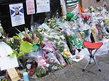 Flowers and tributes 