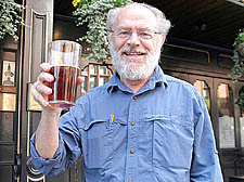 Stephen Merrett at The Melton Mowbray pub in High Holborn