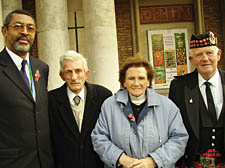 Some friends of Mr Bayliss: Edgar Rogers, Patrick McCann, Mary Bowman and David Craig