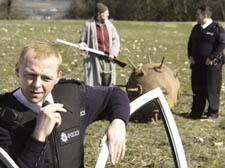 Simon Pegg stars in Hot Fuzz   