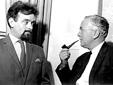 Illtyd Harrington & Harold Wilson