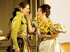 Sophie Koch as Cherubino and Soile Isokoski as Countess Almaviva