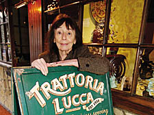 Beryl Bainbridge at Trattoria Lucca