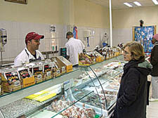 The meat counter at Phoenicia, Kentish Town 