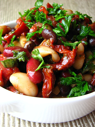 Tomato, Chard and Sunflower Seed Pasta