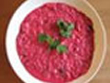 Beetroot raita