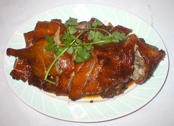 Duck with Apple Sauce 