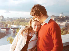 Fabio with wife Laura in Rome in the late 1960s