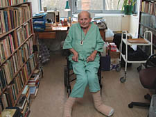 Fred Grubb  at his home in Henderson Court