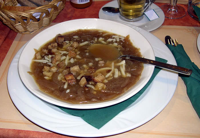 Classic French onion soup