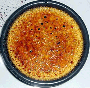 Patricia’s crème brulée