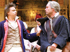 James Garnon as Danton and (right) John Light as Thomas Paine - Photo: John Haynes 