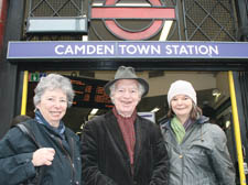 Underground poets Judith Chernaik, Gerard Benson and Cicely Herbet