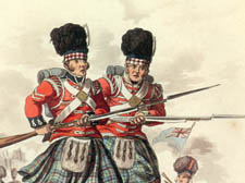 92nd Highlanders during the Napoleonic Wars