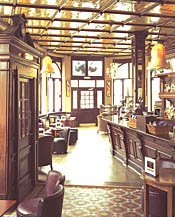 Inside the newly refurbished pub