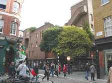 The corner location of the new Nike store in Covent Garden