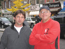 Tennis coaches Eduardo Caffarena and Bradley Roberts