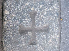 One of the kerb markings 