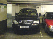 Evidence: photographs taken by Josef Dunne show cars parked in Chinatown's dedicated bike bays