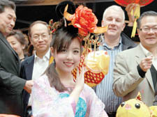 The mid-autumn festival in Chinatown 