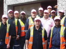 Pink? It’s not such a rubbish colour for binmen!