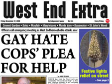 GAY HATE COPS' PLEA FOR HELP 